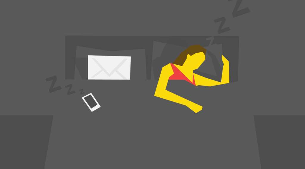 Stop checking your phone before bed! Oplift